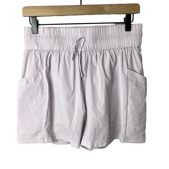 Sweaty Betty Circuit Workout Shorts Light Purple Size 8/10 Medium SB8215 - Picture 5 of 11